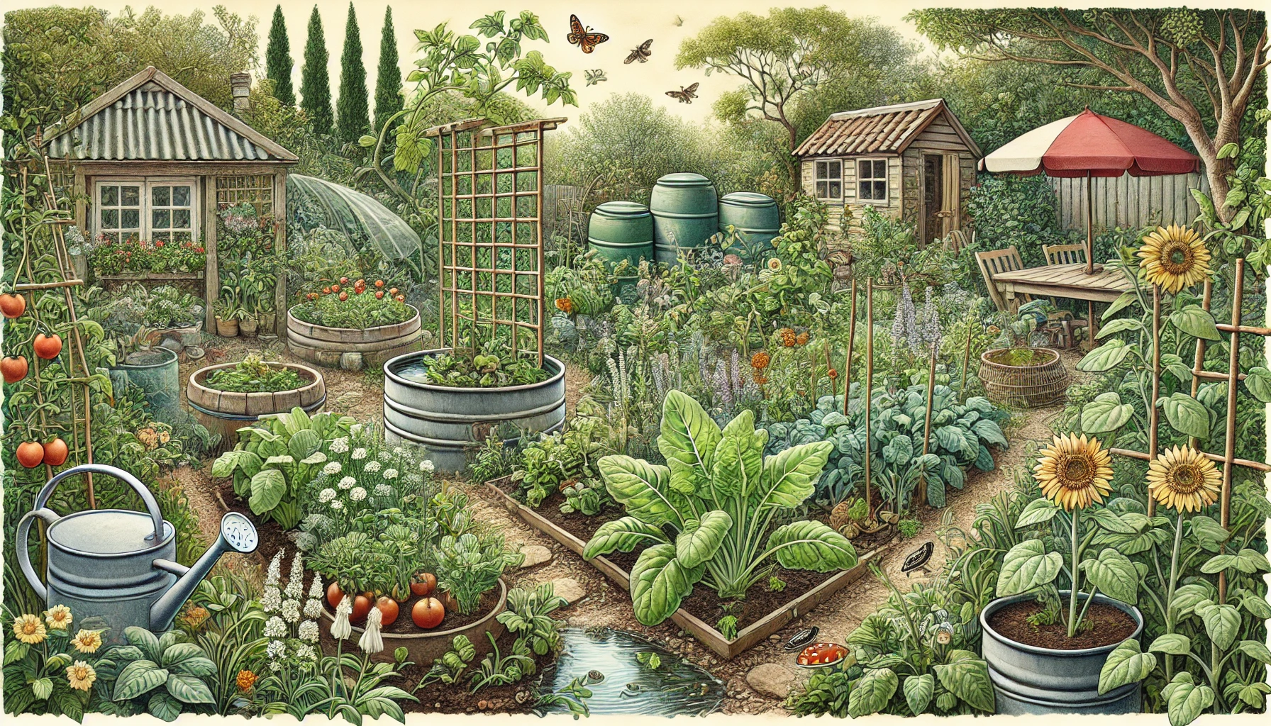 Permaculture & Pluies de Printemps : Comment Gérer l’Eau Sans Te Prendre la Tête !
